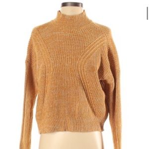 Kendall and Kylie Yellow Chunky Knit Sweater